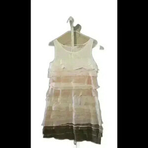 Ann Taylor LOFT Layered Ruffled Dress - Elegant Summer Style